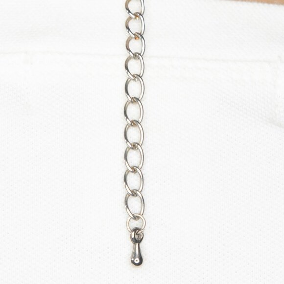 Long Necklace With Chains And Colorful Faux Stones - Picture 4 of 15